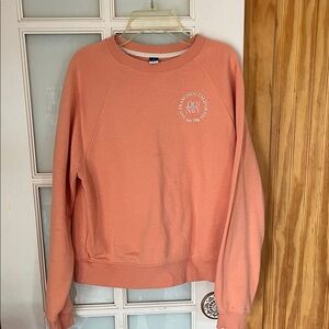 Old Navy Women's Coral Crew Neck Sweater